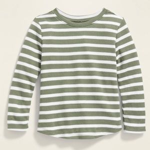 Thermal Knit Long-Sleeve Tee for Toddler Girls
